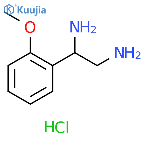 1-(2-methoxyphenyl)ethane-1,2-diamine
dihydrochloride structure