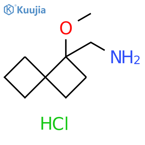 1-{1-methoxyspiro[3.3]heptan-1-yl}methanamine
hydrochloride structure