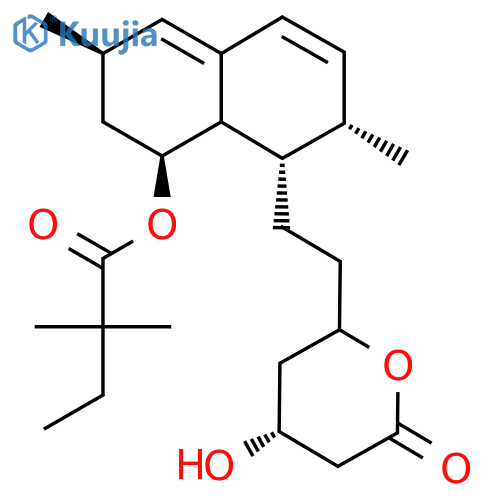 (1S,3R,7S,8S)-8-{2-(4R)-4-hydroxy-6-oxooxan-2-ylethyl}-3,7-dimethyl-1,2,3,7,8,8a-hexahydronaphthalen-1-yl 2,2-dimethylbutanoate structure