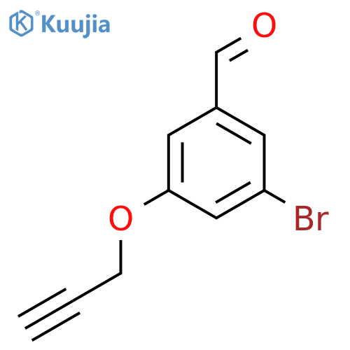 3-Bromo-5-(prop-2-yn-1-yloxy)benzaldehyde structure