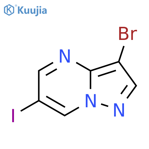 3-Bromo-6-iodopyrazolo[1,5-a]pyrimidine structure