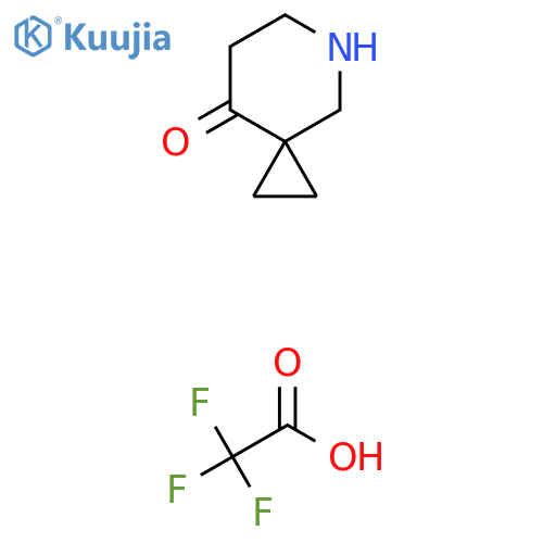 5-Azaspiro[2.5]octan-8-one; trifluoroacetic acid structure