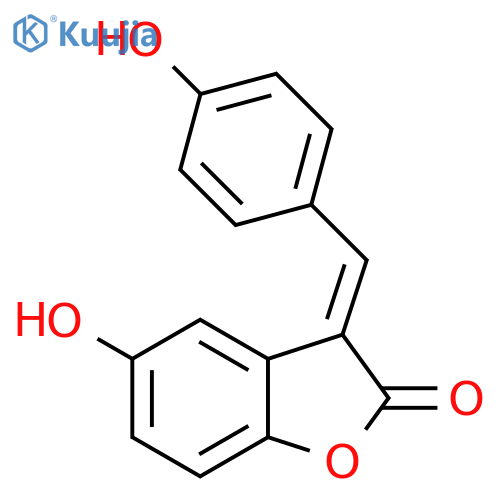 2(3H)-Benzofuranone,5-hydroxy-3-[(4-hydroxyphenyl)methylene]-, (3E)- structure
