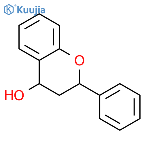 (2R,4S)-(-)-4-hydroxyflavan structure