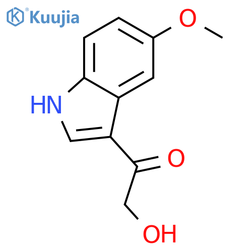 Ethanone,2-hydroxy-1-(5-methoxy-1H-indol-3-yl)- structure