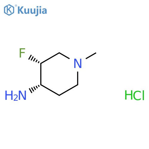cis-3-Fluoro-1-methylpiperidin-4-amine dihydrochloride structure