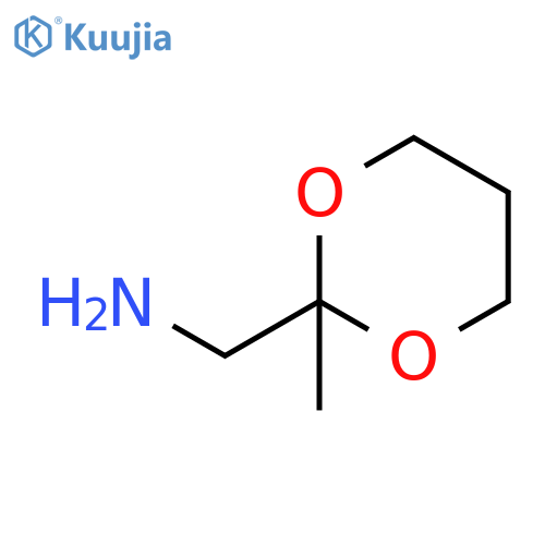(2-methyl-1,3-dioxan-2-yl)methanamine structure