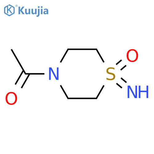 4-Acetyl-1-imino-1lambda6-thiomorpholin-1-one structure