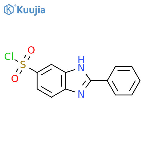 2-Phenyl-1H-benzimidazole-5-sulfonyl chloride structure