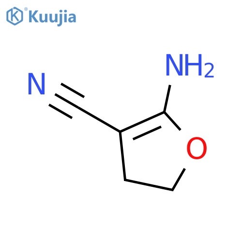 3-Furancarbonitrile,2-amino-4,5-dihydro- structure