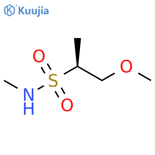 (2S)-1-methoxy-N-methylpropane-2-sulfonamide structure