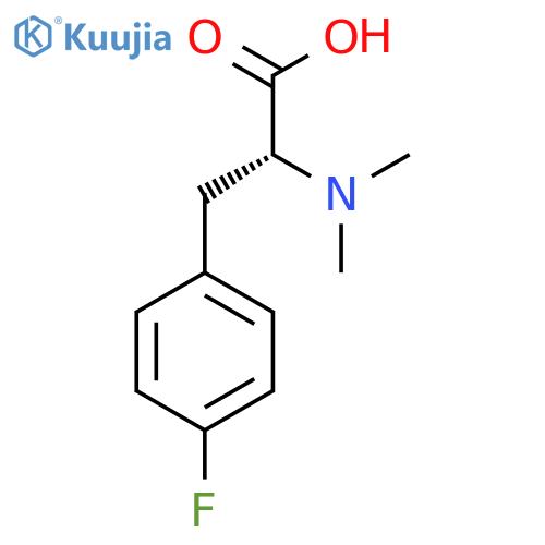 (2R)-2-(dimethylamino)-3-(4-fluorophenyl)propanoic acid structure