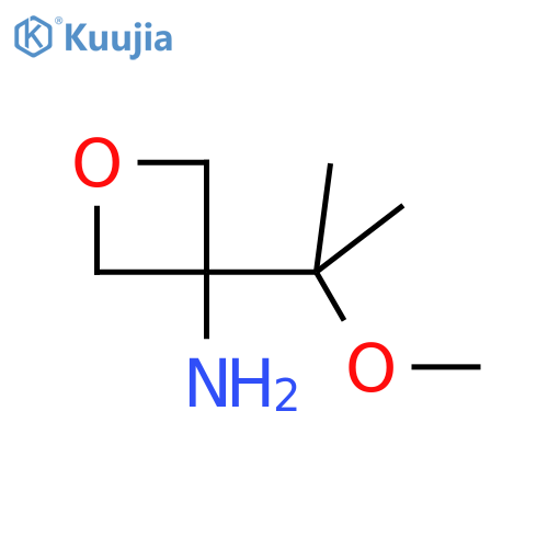 3-(2-Methoxypropan-2-yl)oxetan-3-amine structure