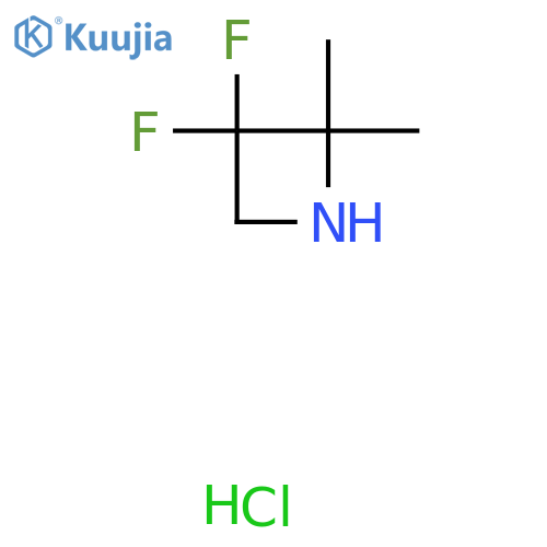 3,3-Difluoro-2,2-dimethylazetidine hydrochloride structure