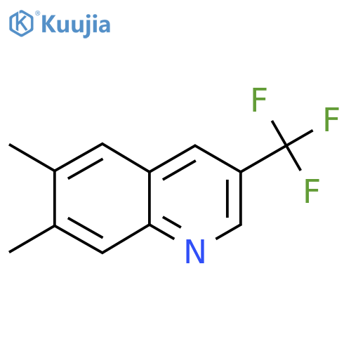 6,7-Dimethyl-3-(trifluoromethyl)quinoline structure
