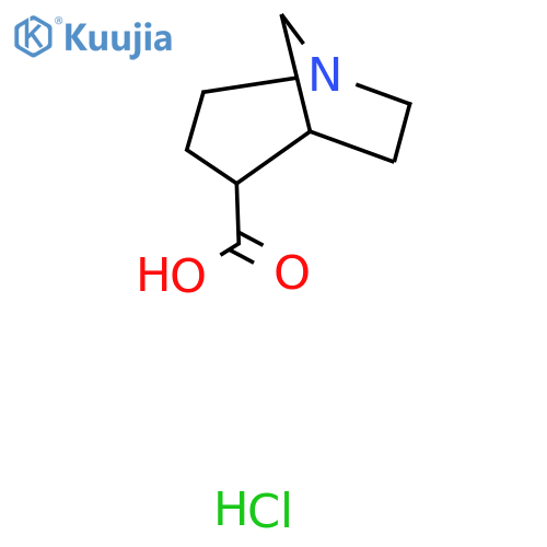 1-Azabicyclo[3.2.1]octane-4-carboxylic acid hydrochloride structure