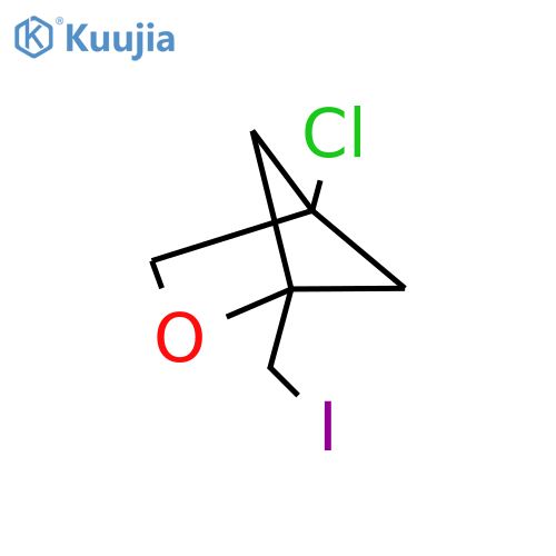 4-Chloro-1-(iodomethyl)-2-oxabicyclo[2.1.1]hexane structure