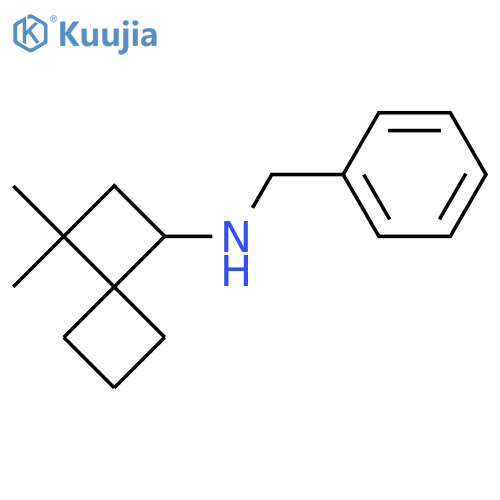 N-benzyl-3,3-dimethylspiro[3.3]heptan-1-amine structure