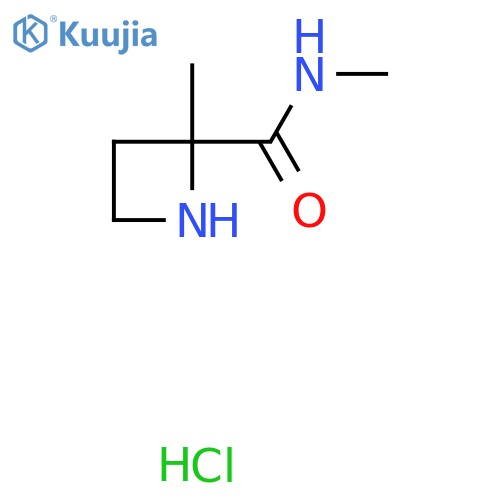 N,2-dimethylazetidine-2-carboxamide hydrochloride structure