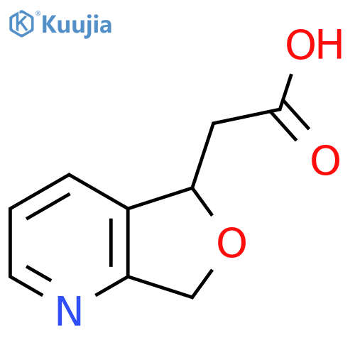 2-{5H,7H-furo[3,4-b]pyridin-5-yl}acetic acid structure