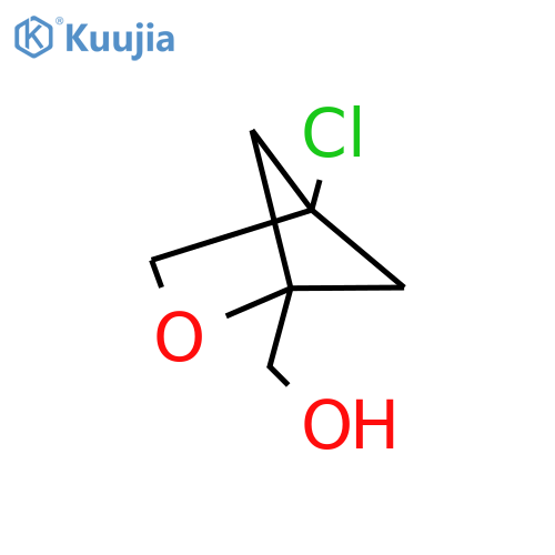{4-Chloro-2-oxabicyclo[2.1.1]hexan-1-yl}methanol structure