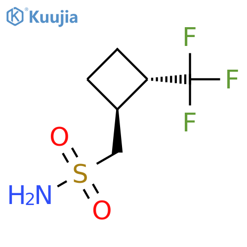 rac-(1R,2R)-2-(trifluoromethyl)cyclobutylmethanesulfonamide, trans structure