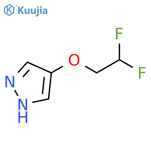 4-(2,2-difluoroethoxy)-1H-pyrazole structure