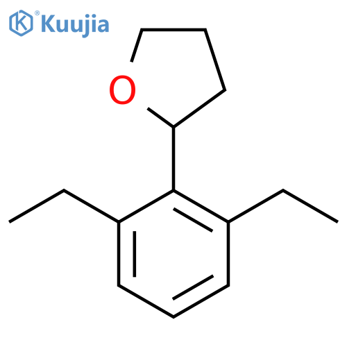 2-(2,6-Diethylphenyl)tetrahydrofuran structure