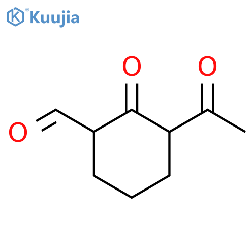 Cyclohexanecarboxaldehyde,3-acetyl-2-oxo- structure