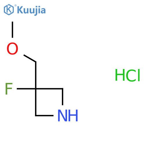 3-Fluoro-3-(methoxymethyl)azetidine hydrochloride structure