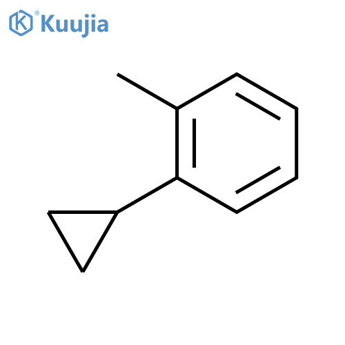 Benzene,1-cyclopropyl-2-methyl- structure