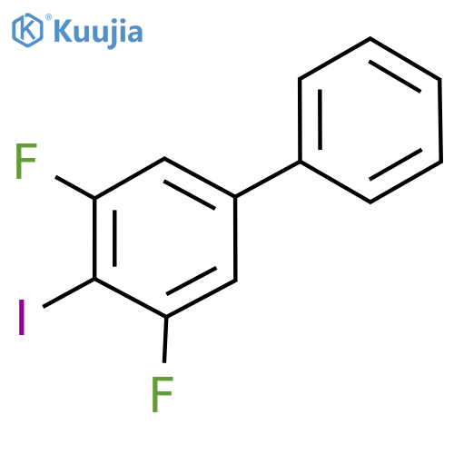 3,5-Difluoro-4-iodo-1,1'-biphenyl structure