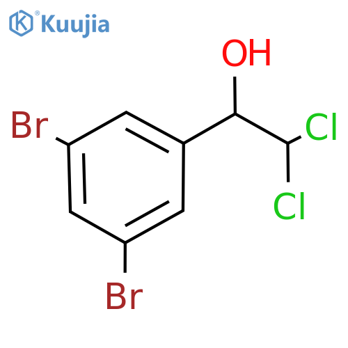 2,2-Dichloro-1-(3,5-dibromophenyl)ethanol structure