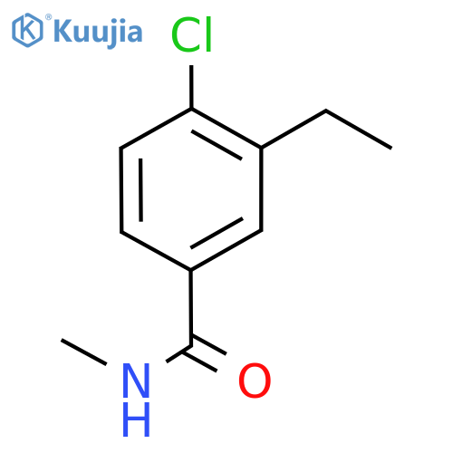 4-Chloro-3-ethyl-N-methylbenzamide structure