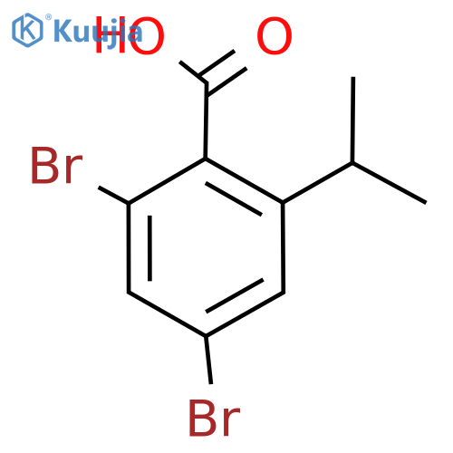 2,4-Dibromo-6-isopropylbenzoic acid structure