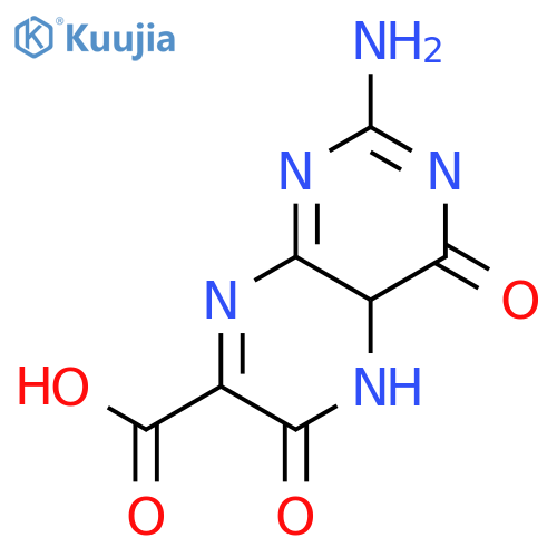 7-Pteridinecarboxylicacid, 2-amino-4,4a,5,6-tetrahydro-4,6-dioxo- structure