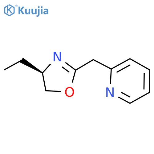 (R)-4-Ethyl-2-(pyridin-2-ylmethyl)-4,5-dihydrooxazole structure