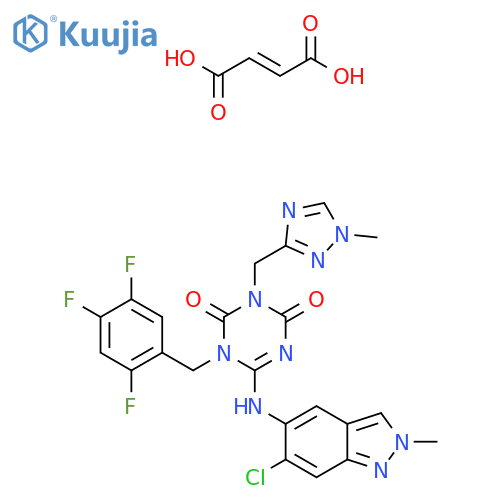 Ensitrelvir fumarate structure