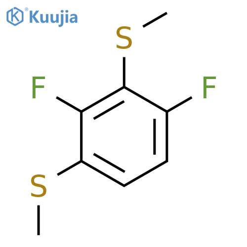 (2,4-Difluoro-1,3-phenylene)bis(methylsulfane) structure