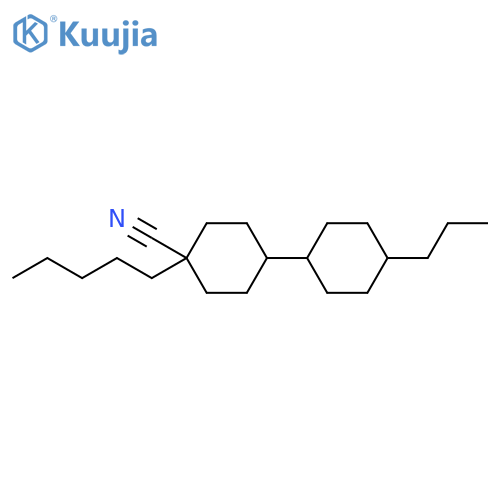 4-Pentyl-4'-propyl-[1,1'-bi(cyclohexane)]-4-carbonitrile structure