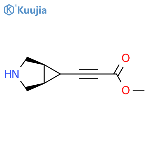 methyl 3-[(1R,5S,6R)-3-azabicyclo[3.1.0]hexan-6-yl]prop-2-ynoate structure