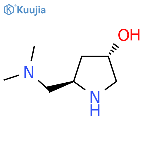 (3S,5R)-5-[(dimethylamino)methyl]pyrrolidin-3-ol structure