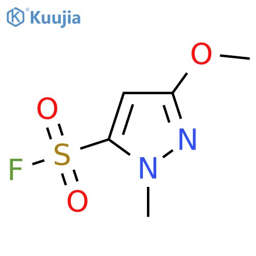 3-methoxy-1-methyl-1H-pyrazole-5-sulfonyl fluoride structure
