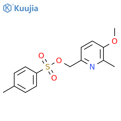 (5-Methoxy-6-methylpyridin-2-yl)methyl 4-methylbenzene-1-sulfonate structure