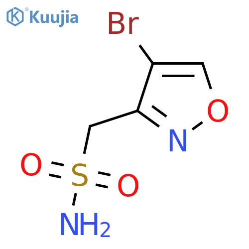 (4-Bromo-1,2-oxazol-3-yl)methanesulfonamide structure