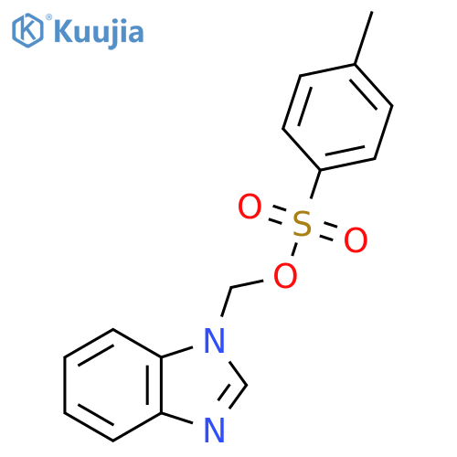 (1H-1,3-benzodiazol-1-yl)methyl 4-methylbenzene-1-sulfonate structure