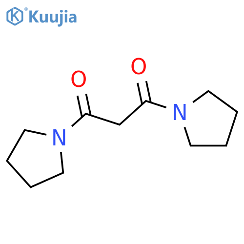 Pyrrolidine,1,1'-(1,3-dioxo-1,3-propanediyl)bis- (9CI) structure