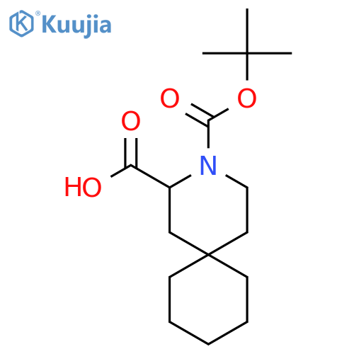 3-(tert-butoxy)carbonyl-3-azaspiro5.5undecane-2-carboxylic acid structure