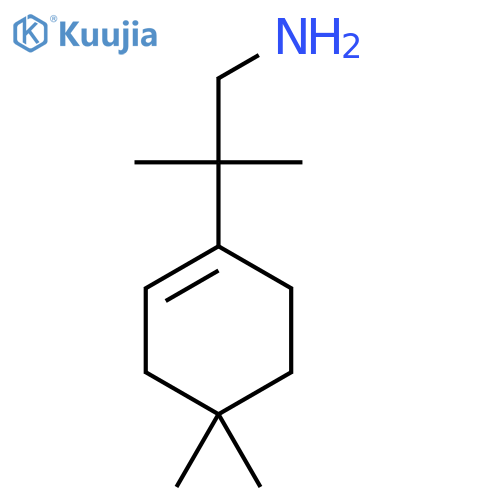 2-(4,4-Dimethylcyclohex-1-en-1-yl)-2-methylpropan-1-amine structure
