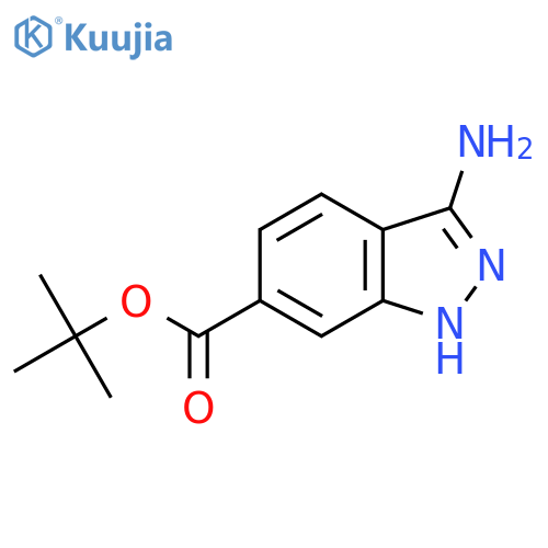 tert-butyl 3-amino-1H-indazole-6-carboxylate structure